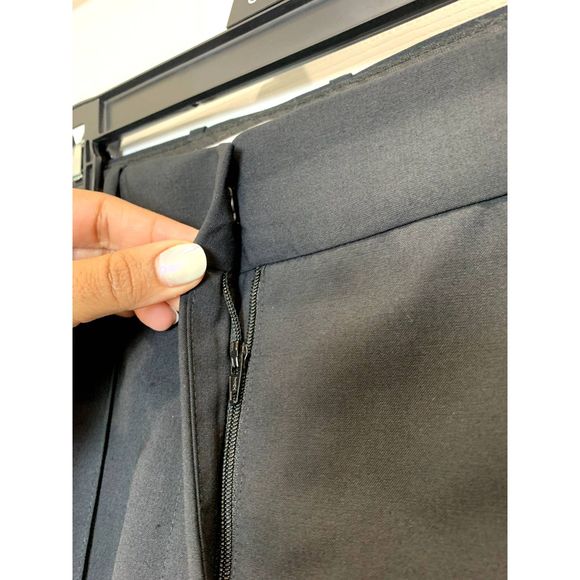 La Ligne Le Black Cigarette Tuxedo Pants Wool Blend NWT Size 4 - Picture 6 of 10